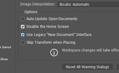 use legacy new doc interface