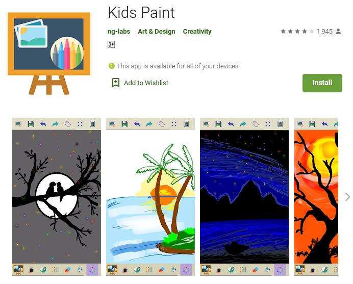 Kids Paint (Free: Android)